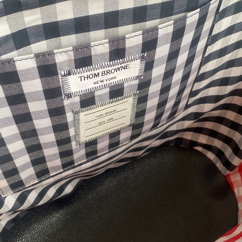 Thom Browne raffia tote - Picture 6 of 7